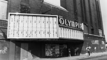 Olympia Stadium on Grand River Avenue in Detroit, (Photo by Barbara Alper/Getty Images)