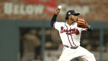 ATLANTA, GA - SEPTEMBER 15: Second baseman Ozzie Albies