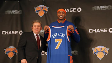 Carmelo Anthony James Dolan (Photo by Nathaniel S. Butler/NBAE via Getty Images)
