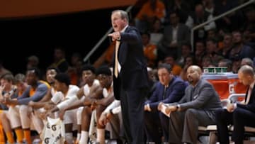 Feb 2, 2016; Knoxville, TN, USA; Tennessee Volunteers head coach Rick Barnes during the first half against the Kentucky Wildcats at Thompson-Boling Arena. Mandatory Credit: Randy Sartin-USA TODAY Sports