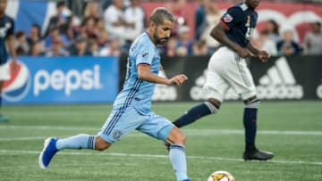New York City FC, Maxi Moralez (Photo by Timothy Bouwer/ISI Photos/Getty Images).