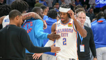 Shai Gilgeous-Alexander #2 of the Oklahoma City Thunder (Photo by Ian Maule/Getty Images)