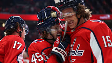 Matthew Phillips, Sonny Milano, Washington Capitals (Photo by Patrick Smith/Getty Images)