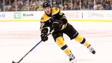 BOSTON, MA - MARCH 21: David Pastrnak
