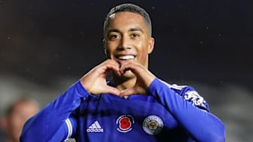 Leicester City's Belgian midfielder Youri Tielemans (Photo by JON SUPER/POOL/AFP via Getty Images)
