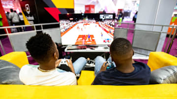 LOS ANGELES, CA - JUNE 22: NBA2K players at UNLOCKED, a dedicated gaming lounge within the BET Experience at Staples Center on June 22, 2019 in Los Angeles, California. (Photo by Chris Bet/ESPAT Media/Getty Images)
