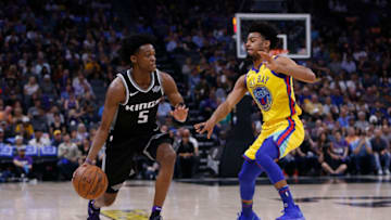 SACRAMENTO, CA - MARCH 31: De'Aaron Fox