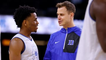Duke basketball head coach Jon Scheyer (Photo by Lance King/Getty Images)