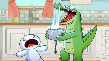 Oddballs (L to R) James Rallison as James and Julian Gant as Max in Oddballs. Cr. COURTESY OF NETFLIX © 2022