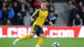 MIDDLESBROUGH, ENGLAND - APRIL 17: Rob Holding of Arsenal during the Premier League match between Middlesbrough and Arsenal at Riverside Stadium on April 17, 2017 in Middlesbrough, England. (Photo by David Price/Arsenal FC via Getty Images)