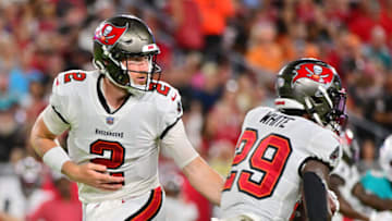 Rachaad White, Tampa Bay Buccaneers, (Photo by Julio Aguilar/Getty Images)