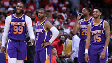 Phoenix Suns, Chris Paul, Cameron Payne. (Photo by Jonathan Bachman/Getty Images)