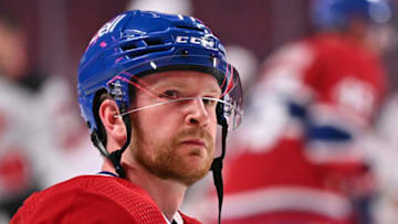 MONTREAL, QC - FEBRUARY 08: Brett Kulak Montreal Canadiens. (Photo by Minas Panagiotakis/Getty Images)