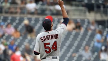 SAN DIEGO, CA - AUGUST 2: Ervin Santana (Photo by Denis Poroy/Getty Images)