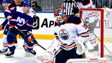Mikko Koskinen #19, Edmonton Oilers (Photo by Steven Ryan/Getty Images)