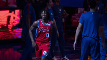 Tyrese Maxey, Sixers (Photo by Mitchell Leff/Getty Images)