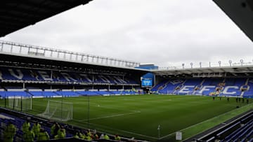 LIVERPOOL, ENGLAND - SEPTEMBER 23: General view inside the stadium prior to the Premier League match between Everton and AFC Bournemouth at Goodison Park on September 23, 2017 in Liverpool, England. (Photo by Mark Robinson/Getty Images)