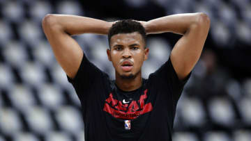 Jun 4, 2023; Denver, CO, USA; Miami Heat center Orlando Robinson (25) warms up before game two against the Denver Nuggets in the 2023 NBA Finals at Ball Arena. Mandatory Credit: Isaiah J. Downing-USA TODAY Sports