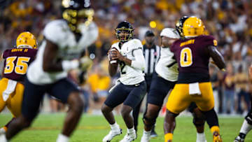 BuffsBeat's Mark McIntosh doesn't believe it's a stretch to say that CU's program-shifting transfer is the "most NFL-ready QB" in Colorado football history Mandatory Credit: Mark J. Rebilas-USA TODAY Sports