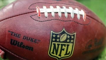Aug 25, 2013; Houston, TX, USA; General view of a football during a game between the halftime and the New Orleans Saints at Reliant Stadium. Mandatory Credit: Troy Taormina-USA TODAY Sports