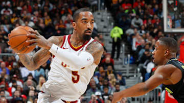 ATLANTA, GA - FEBRUARY 09: JR Smith