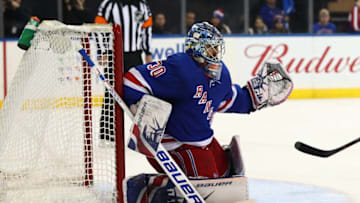 NEW YORK, NEW YORK - DECEMBER 19: Henrik Lundqvist . (Photo by Al Bello/Getty Images)