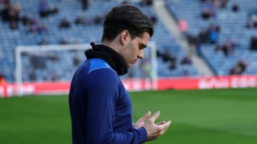 GLASGOW, SCOTLAND - JANUARY 28: Ianis Hagi of Rangers walks out of the tunnel prior to the Cinch Scottish Premiership match between Rangers FC and St. Johnstone FC at Ibrox Stadium on January 28, 2023 in Glasgow, Scotland. (Photo by Ian MacNicol/Getty Images)