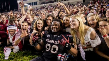 Taylor Stallworth was a former South Carolina football standout at defensive tackle. Mandatory Credit: Jeff Blake-USA TODAY Sports