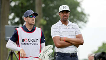 Tony Finau, 2022 Rocket Mortgage Classic,(Photo by Gregory Shamus/Getty Images)