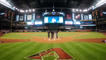 Apr 6, 2016; Phoenix, AZ, USA; General view of Chase Field prior to the game between the Arizona Diamondbacks and the Colorado Rockies. Mandatory Credit: Matt Kartozian-USA TODAY Sports