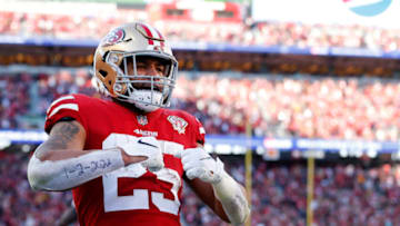 Eli Mitchell #25 of the San Francisco 49ers (Photo by Lachlan Cunningham/Getty Images)
