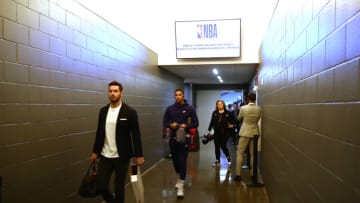 JJ Redick #4 and Josh Hart #3 of the New Orleans Pelicans (Photo by Ezra Shaw/Getty Images)