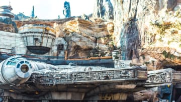 STAR WARS: GALAXY'S EDGE - ADVENTURE AWAITS Freeform will give viewers an exciting behind-the-scenes look at the new lands at Walt Disney World Resort in Florida and Disneyland Resort in Southern California with a two-hour special, "Star Wars: Galaxy's Edge - Adventure Awaits," premiering SUNDAY, SEPT. 29, at 8 p.m. EDT. Hosted by Neil Patrick Harris, the immersive and exclusive television event will allow audiences to explore the epic new lands and learn more about how this new planet of Batuu came to life. With celebrity guests including Kaley Cuoco, Keegan-Michael Key, Jay Leno, Sarah Hyland, Miles Brown and more, Walt Disney Imagineers and Disney Cast Members share how they helped bring Star Wars: Galaxy's Edge to life with fascinating insider details. (Freeform/Claire ColonSTAR WARS: GALAXY'S EDGE - ADVENTURE AWAITS