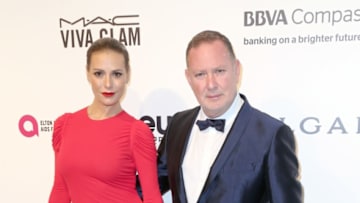 WEST HOLLYWOOD, CA - FEBRUARY 26: Teleivision Personality Dorit Kemsley (L) and Paul Kemsley attends the 25th Annual Elton John AIDS Foundation's Academy Awards Viewing Party at The City of West Hollywood Park on February 26, 2017 in West Hollywood, California. (Photo by Frederick M. Brown/Getty Images)
