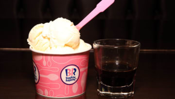CHICAGO, ILLINOIS - MARCH 13: Anthony “Spice” Adams teams up with Dunkin’ and Baskin-Robbins to celebrate the launch of the brands’ newest treat, the Affogato, in Chicago, Illinois on March 13, 2019. An Affogato is an Italian delicacy that includes hot espresso poured over cool vanilla ice cream and will be served in Dunkin’ and Baskin-Robbins combo stores nationwide. (Photo by Robin Marchant/Getty Images for Baskin-Robbins)