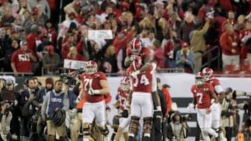 TAMPA, FL - JANUARY 09: Running back Bo Scarbrough