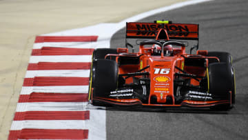 BAHRAIN, BAHRAIN - MARCH 31: Charles Leclerc of Monaco driving the (16) Scuderia Ferrari SF90 on track during the F1 Grand Prix of Bahrain at Bahrain International Circuit on March 31, 2019 in Bahrain, Bahrain. (Photo by Clive Mason/Getty Images)