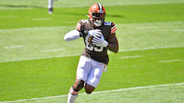 Cleveland Browns David Njoku (Photo by Jason Miller/Getty Images)