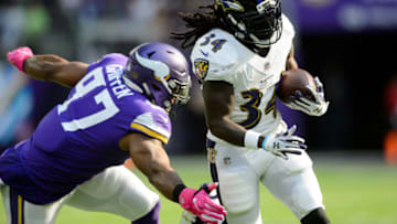 MINNEAPOLIS, MN - OCTOBER 22: Alex Collins