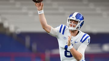 Duke football quarterback Chase Brice (Mandatory Credit: Rich Barnes-USA TODAY Sports)