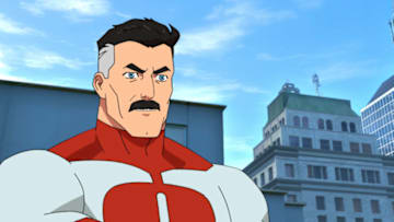 Invincible - Episode 101 - "It's About Time" -- Pictured: J.K. Simmons (Omni-Man) -- Credit: Courtesy of Amazon Studios