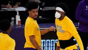 Quinn Cook Mandatory Credit: Robert Hanashiro-USA TODAY Sports