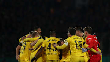 Borussia Dortmund are set to face Chelsea this Wednesday. (Photo by Dean Mouhtaropoulos/Getty Images)