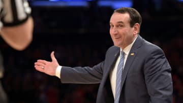 Duke basketball head coach Mike Krzyzewski (Photo by Lance King/Getty Images)