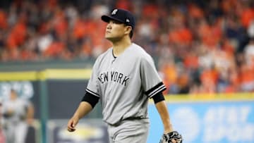 HOUSTON, TX - OCTOBER 13: Masahiro Tanaka (Photo by Elsa/Getty Images)