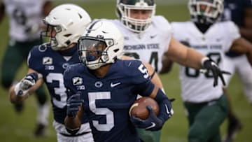 Jahan Dotson #5 of the Penn State Nittany Lions (Photo by Scott Taetsch/Getty Images)