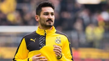 Ilkay Gundogan of Borussia Dortmund during the Bundesliga match between Borussia Dortmund and VfL Wolfsburg on April 30, 2016 at the Signal Idun Park stadium in Dortmund, Germany.(Photo by VI Images via Getty Images)