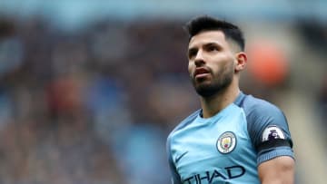 MANCHESTER, ENGLAND - DECEMBER 03: Sergio Aguero of Manchester City during the Premier League match between Manchester City and Chelsea at Etihad Stadium on December 3, 2016 in Manchester, England. (Photo by James Baylis - AMA/Getty Images)