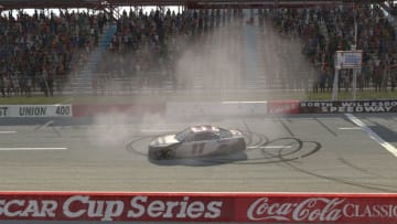 Denny Hamlin, Joe Gibbs Racing, iRacing, North Wilkesboro Speedway, NASCAR (Photo by Chris Graythen/Getty Images)