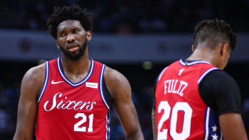 Joel Embiid & Markelle Fultz | Philadelphia 76ers (Photo by Zhong Zhi/Getty Images)